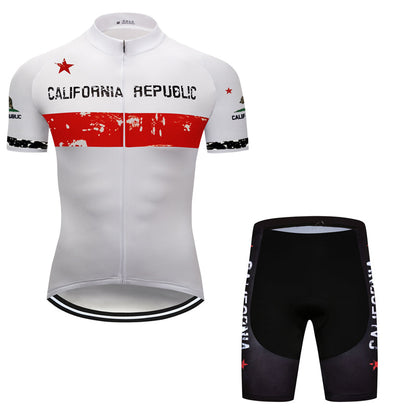 Men's Short Sleeve Cycling Jersey (Bib) Shorts 709