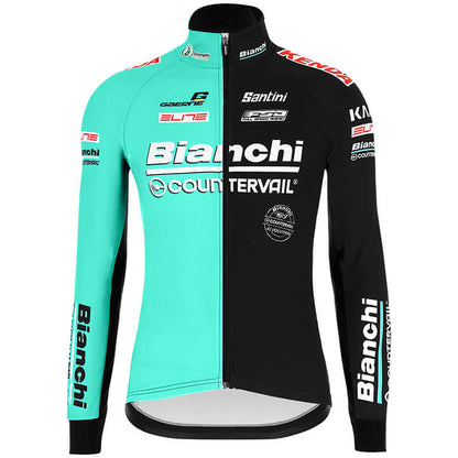 2022 Cycling  Long Sleeve Jersey Bib Pants MTB Riding Sets Bianchi-2022-001-DF