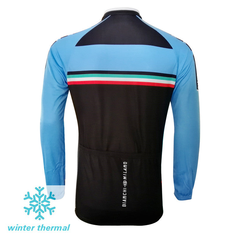 Winter Fleece Long Sleeve Cycling Jersey (Bib) Pants 095