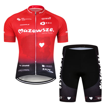 Men's Short Sleeve Cycling Jersey (Bib) Shorts 748