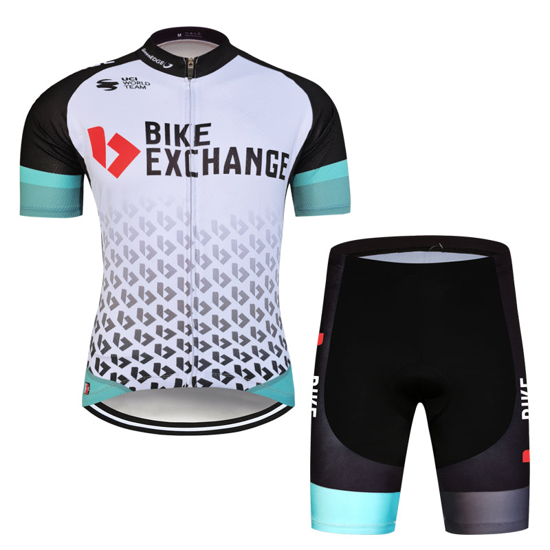 Men's Short Sleeve Cycling Jersey (Bib) Shorts 750