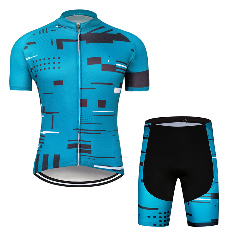 Men's Short Sleeve Cycling Jersey (Bib) Shorts 715