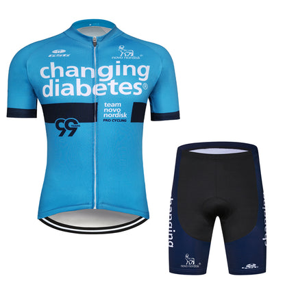 Men's Short Sleeve Cycling Jersey (Bib) Shorts 665