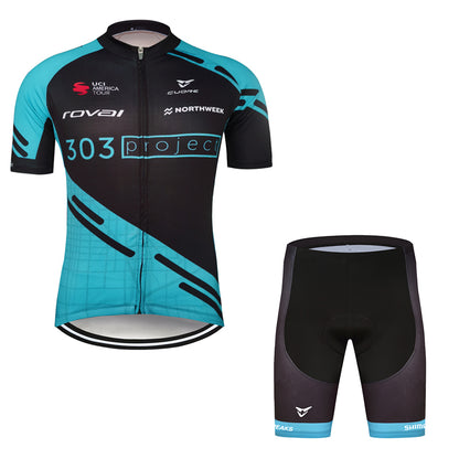 Men's Short Sleeve Cycling Jersey (Bib) Shorts 671