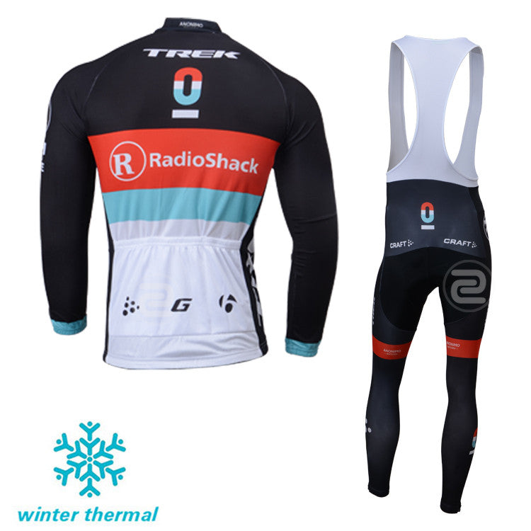 Winter Fleece Long Sleeve Cycling Jersey (Bib) Pants 027