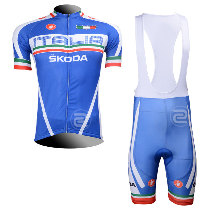 Men's Short Sleeve Cycling Jersey (Bib) Shorts Castelli 344
