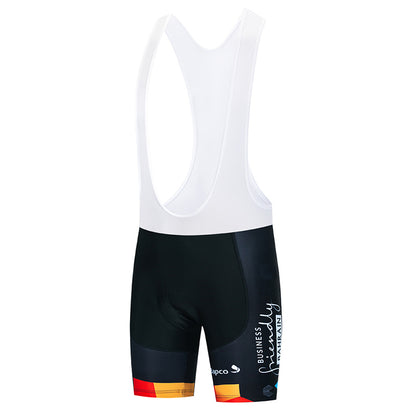 2023 Men's Breathable Short Sleeve Cycling Jersey (Bib) Shorts Bahrain002-AC