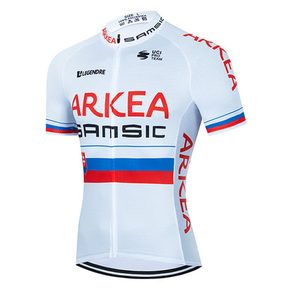 2023 Men's Breathable Short Sleeve Cycling Jersey (Bib) Shorts ARKEA006-AC