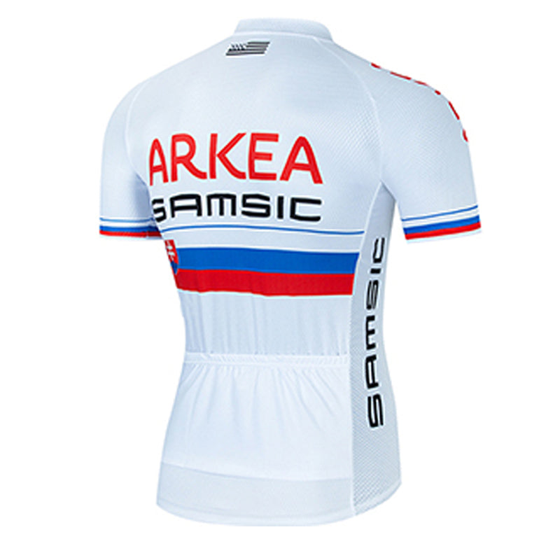 2023 Men's Breathable Short Sleeve Cycling Jersey (Bib) Shorts ARKEA006-AC
