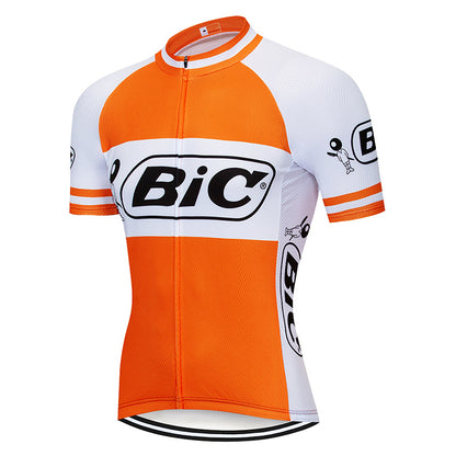 2023 Men's Breathable Short Sleeve Cycling Jersey (Bib) Shorts Bic001-AC