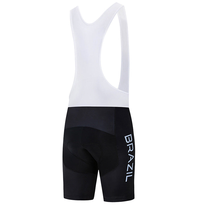 2023 Men's Breathable Short Sleeve Cycling Jersey (Bib) Shorts Brazil001-AC