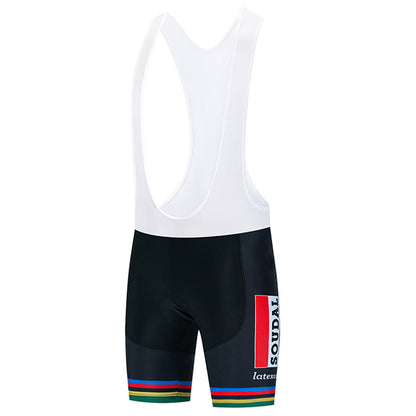 2023 Men's Breathable Short Sleeve Cycling Jersey (Bib) Shorts Quick Step001-AC