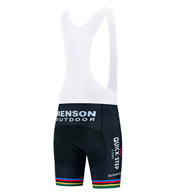 2023 Men's Breathable Short Sleeve Cycling Jersey (Bib) Shorts Quick Step001-AC