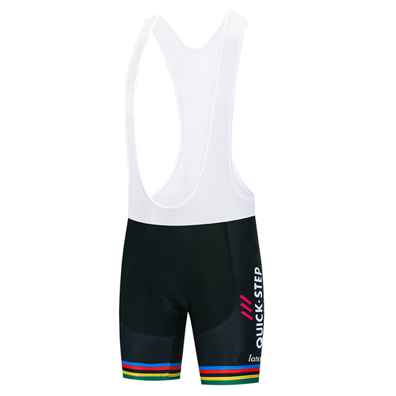 2023 Men's Breathable Short Sleeve Cycling Jersey (Bib) Shorts Quick Step002-AC