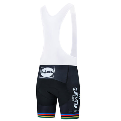 2023 Men's Breathable Short Sleeve Cycling Jersey (Bib) Shorts Quick Step003-AC