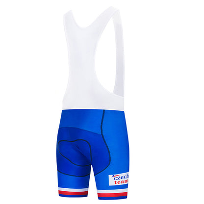 2023 Men's Breathable Short Sleeve Cycling Jersey (Bib) Shorts Czech001-AC