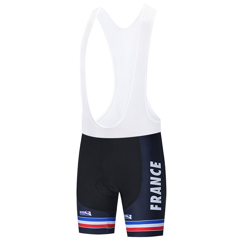 2023 Men's Breathable Short Sleeve Cycling Jersey (Bib) Shorts France002-AC