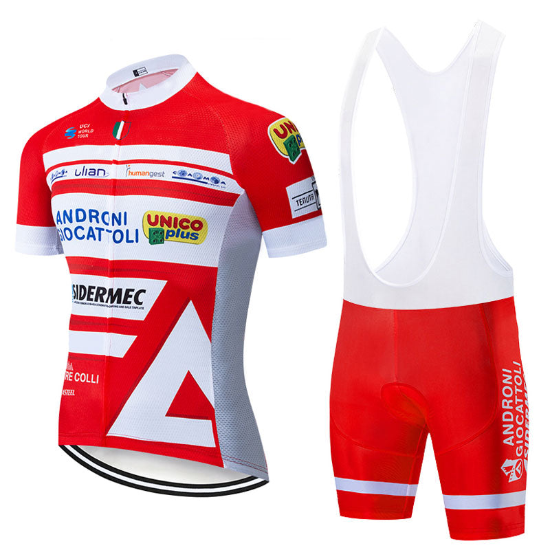 Men's Short Sleeve Cycling Jersey (Bib) Shorts 655