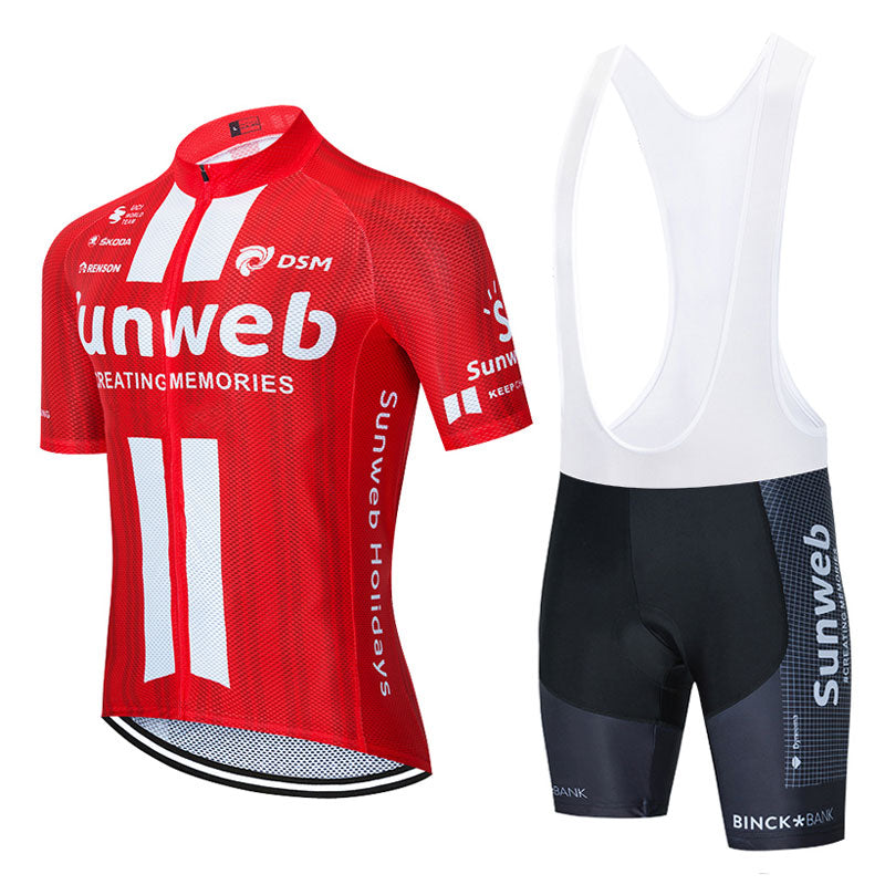 Men's Short Sleeve Cycling Jersey (Bib) Shorts 658