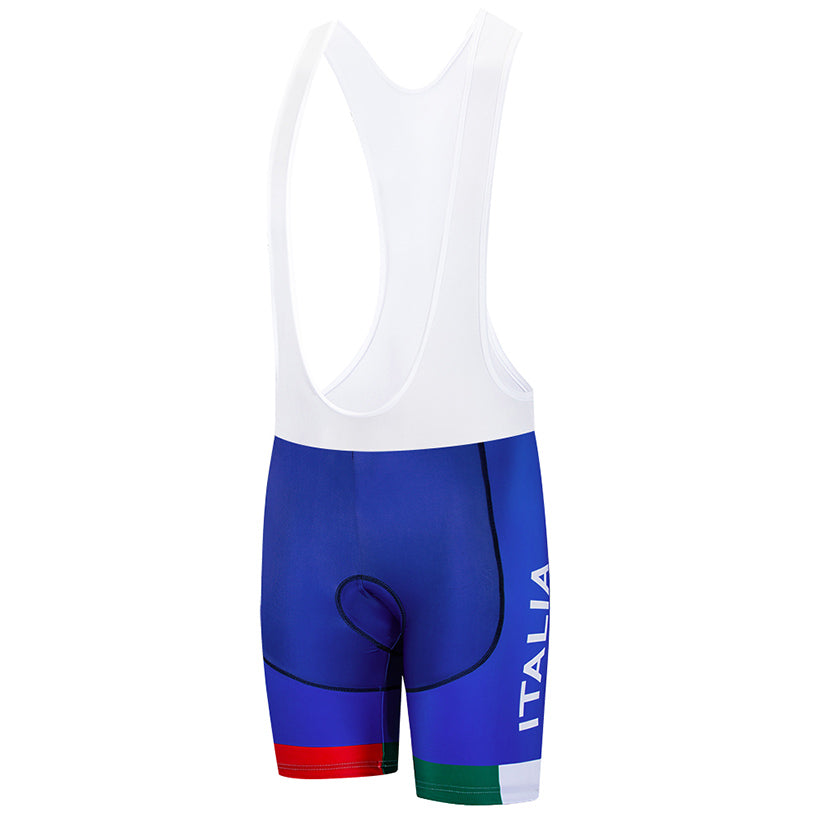 2023 Men's Breathable Short Sleeve Cycling Jersey (Bib) Shorts Italia001-AC