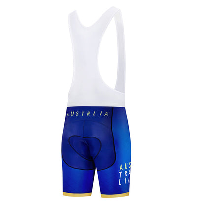 2023 Men's Breathable Short Sleeve Cycling Jersey (Bib) Shorts Australia001-AC