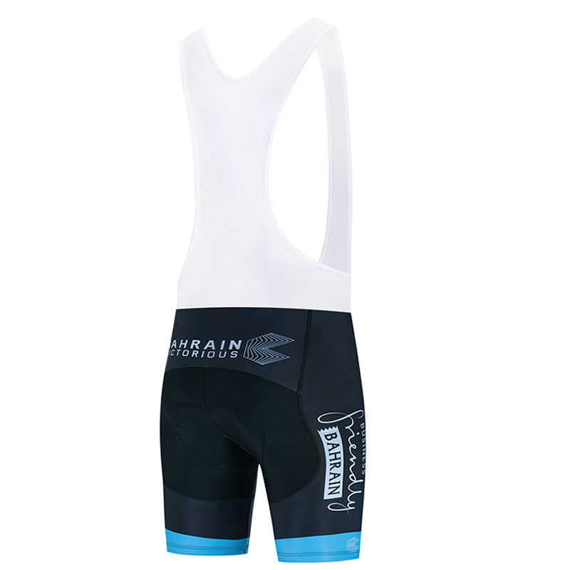 2023 Men's Breathable Short Sleeve Cycling Jersey (Bib) Shorts Bahrain003-AC
