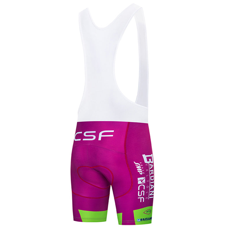 2023 Men's Breathable Short Sleeve Cycling Jersey (Bib) Shorts Bardiani006-AC