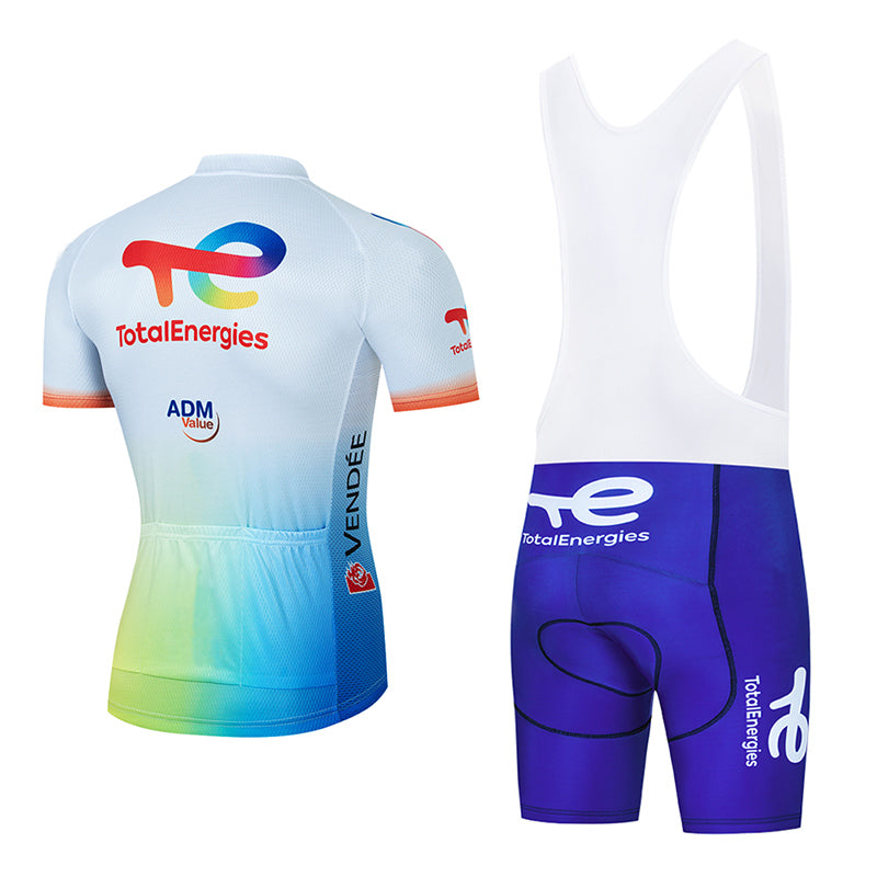 2023 Men's Breathable Short Sleeve Cycling Jersey (Bib) Shorts Total-003-AC