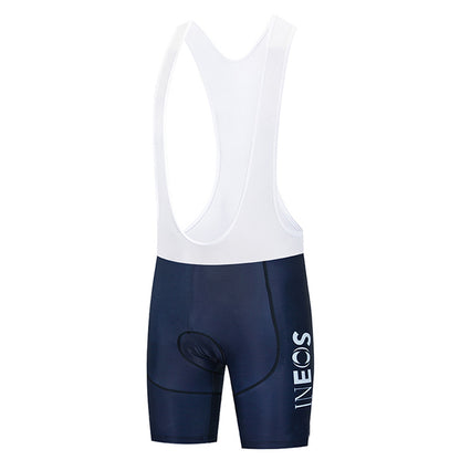 Men's Breathable Short Sleeve Cycling Jersey (Bib) Shorts Ineos-008-AC