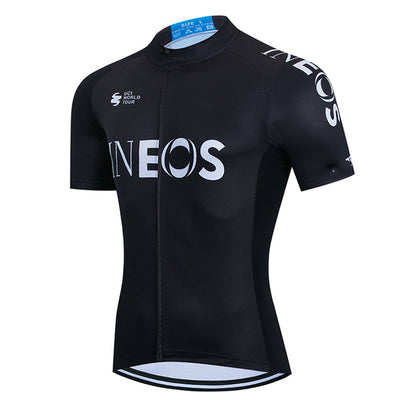 Men's Breathable Short Sleeve Cycling Jersey (Bib) Shorts Ineos-013-AC