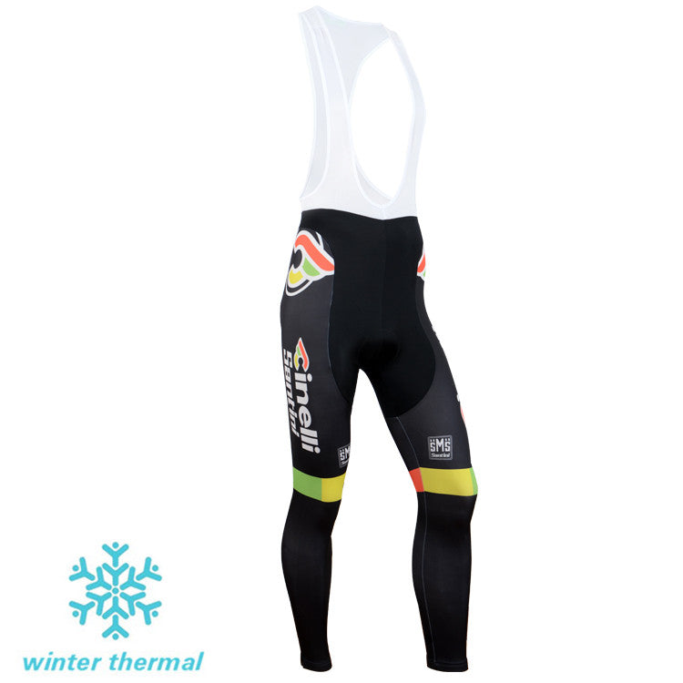 Winter Fleece Long Sleeve Cycling Jersey (Bib) Pants 096