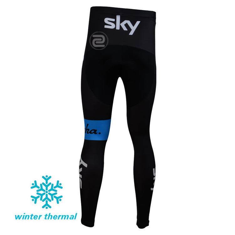 Winter Fleece Long Sleeve Cycling Jersey (Bib) Pants 002