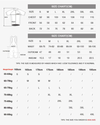 Men's Short Sleeve Cycling Jersey (Bib) Shorts DLZ-018