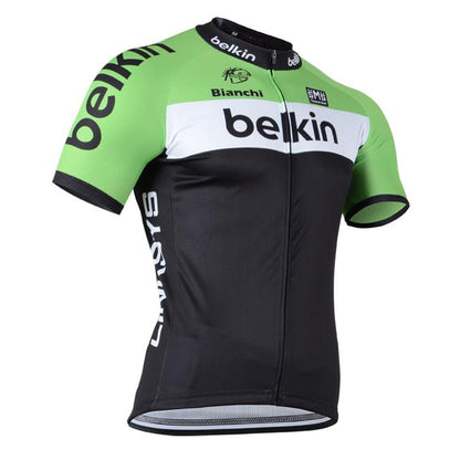 Men's Short Sleeve Cycling Jersey (Bib) Shorts Bianchi-004