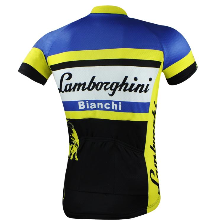 Men's Short Sleeve Cycling Jersey (Bib) Shorts Bianchi-009
