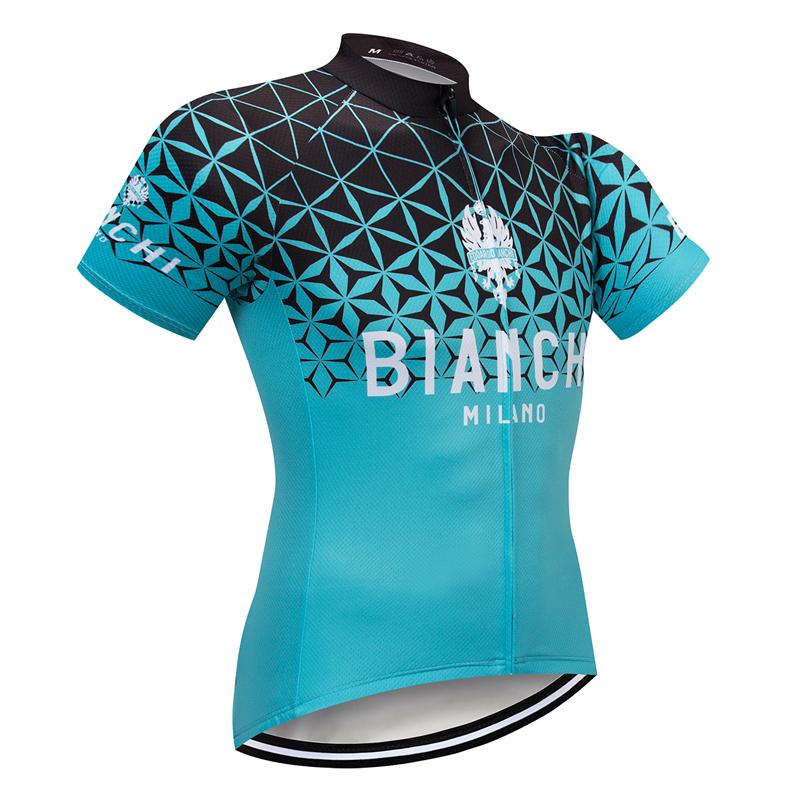 Men's Short Sleeve Cycling Jersey (Bib) Shorts Bianchi-011