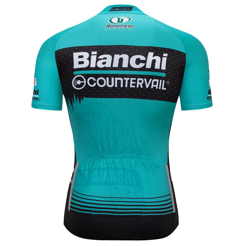 Men's Short Sleeve Cycling Jersey (Bib) Shorts Bianchi-012