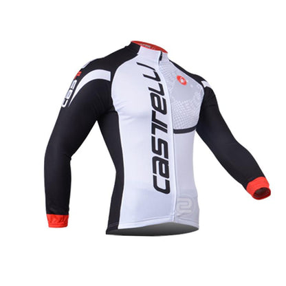 Men's long Sleeve Cycling Jersey (Bib) longs Castelli-002
