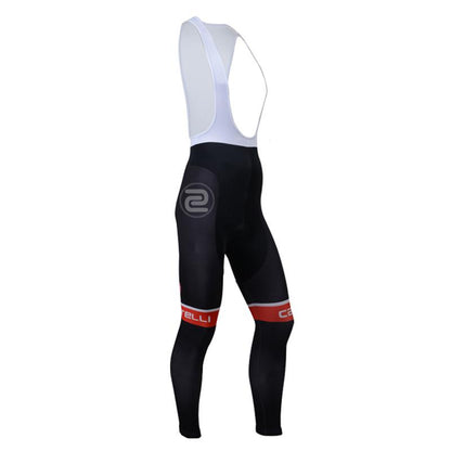 Men's long Sleeve Cycling Jersey (Bib) longs Castelli-002