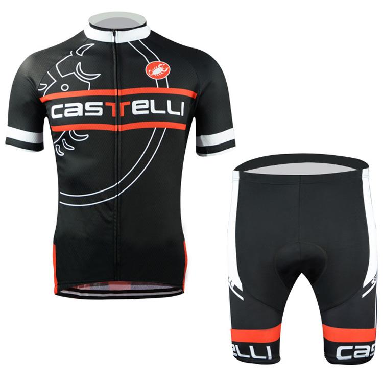 Men's Short Sleeve Cycling Jersey (Bib) Shorts Castelli-020