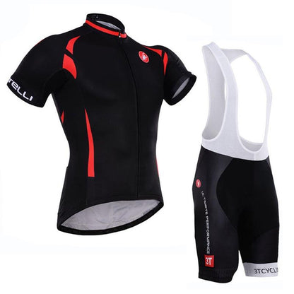 Men's Short Sleeve Cycling Jersey (Bib) Shorts Castelli-023