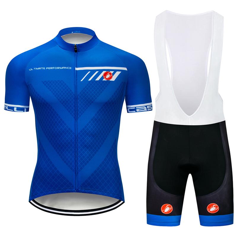 Men's Short Sleeve Cycling Jersey (Bib) Shorts Castelli-042