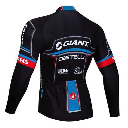 Men's long Sleeve Cycling Jersey (Bib) longs Castelli-052-D