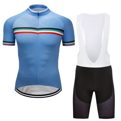 Men's Short Sleeve Cycling Jersey (Bib) Shorts DKGEMN-007