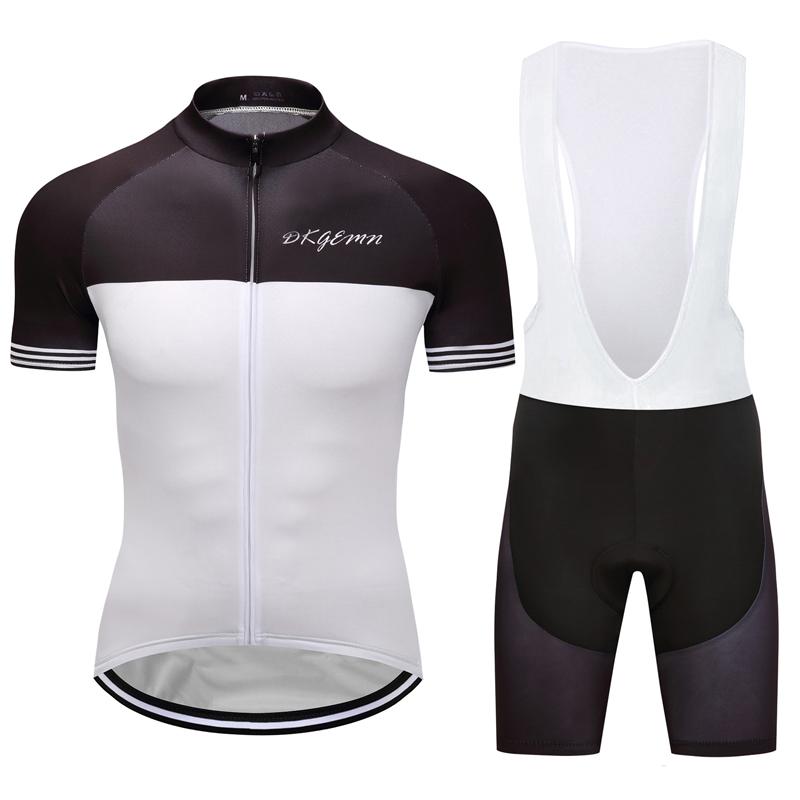Men's Short Sleeve Cycling Jersey (Bib) Shorts DKGEMN-013