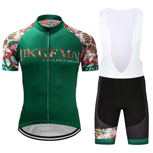 Men's Short Sleeve Cycling Jersey (Bib) Shorts DKGEMN-034