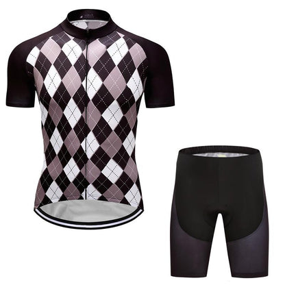 Men's Short Sleeve Cycling Jersey (Bib) Shorts DKGEMN-035