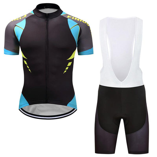 Men's Short Sleeve Cycling Jersey (Bib) Shorts DKGEMN-036