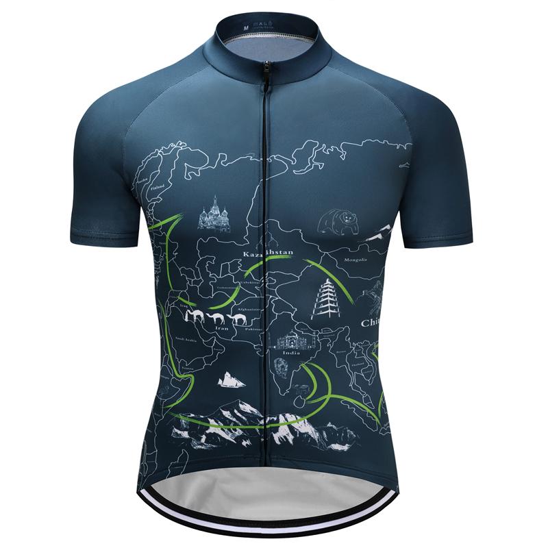 Men's Short Sleeve Cycling Jersey (Bib) Shorts DKGEMN-046