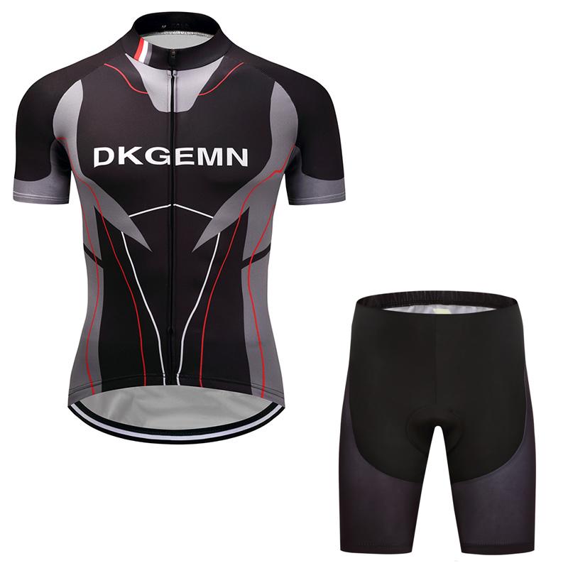 Men's Short Sleeve Cycling Jersey (Bib) Shorts DKGEMN-047